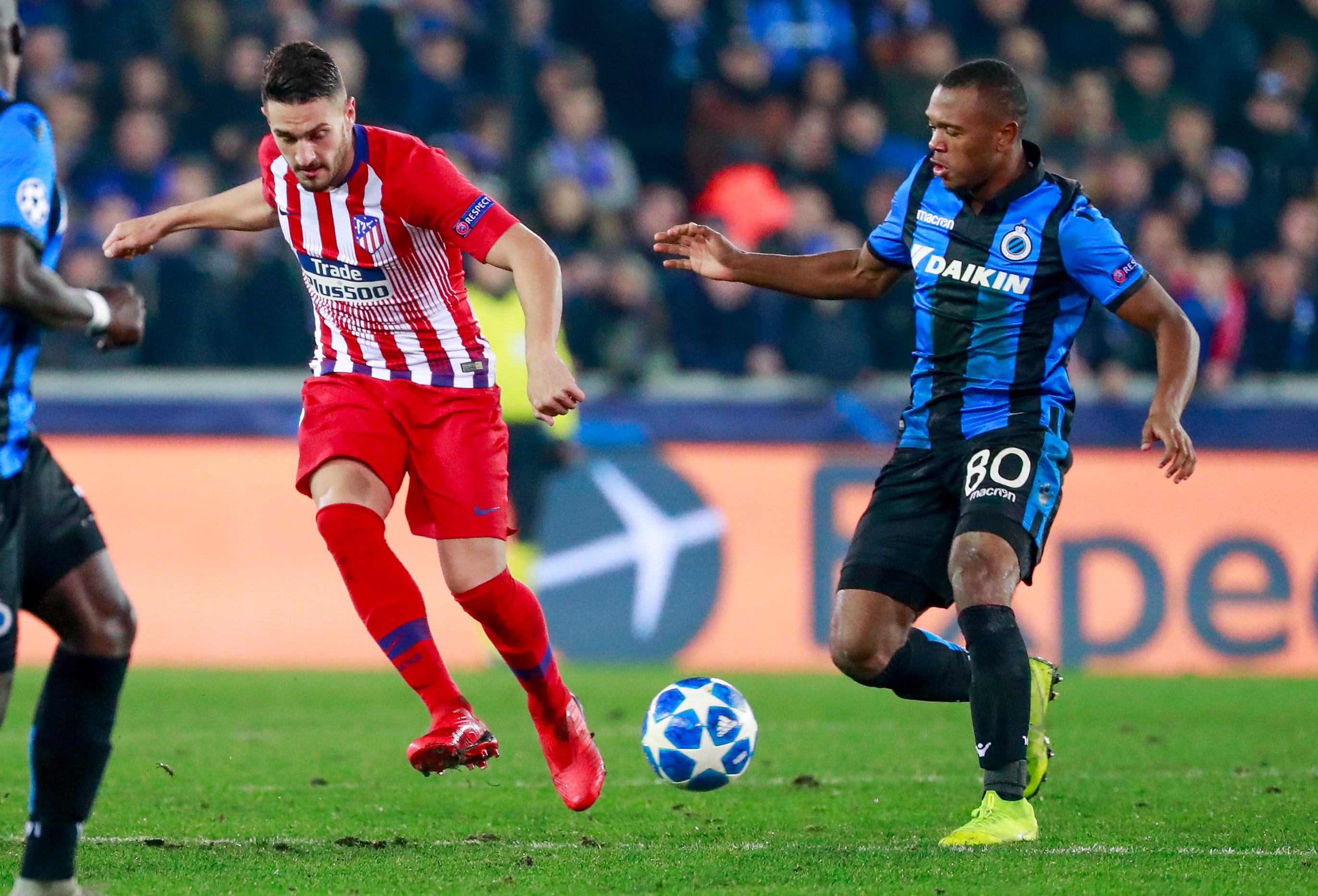 马竞客场战平布鲁日，小组第二暂时稳固的简单介绍