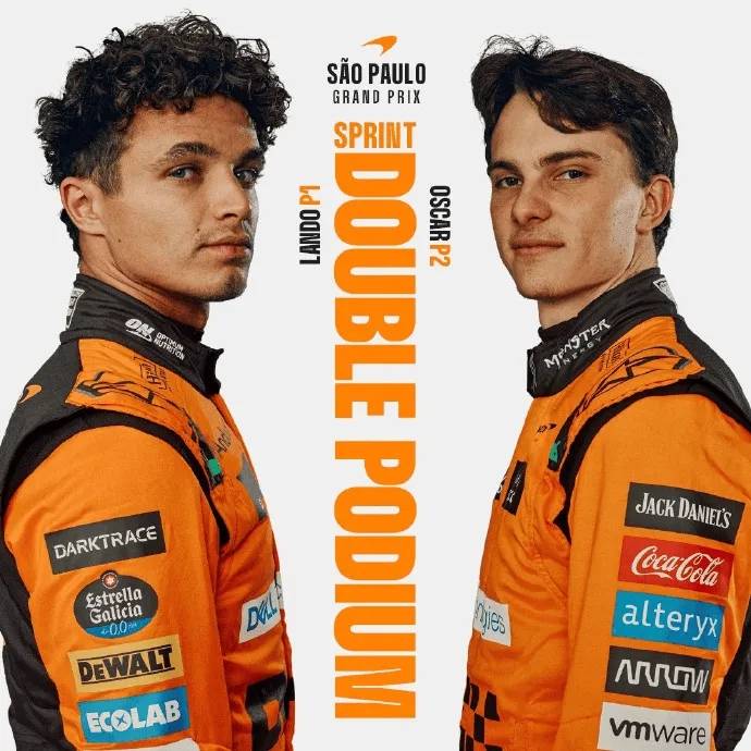 关于迈凯伦轻取索伯车队，皮亚斯特里统治全场的信息